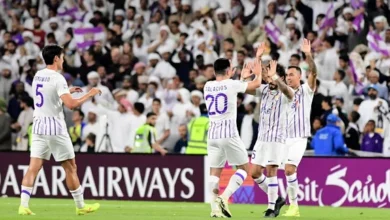 مباراة العين ضد دبا الحصن في الجولة 19 من دوري أدنوك للمحترفين