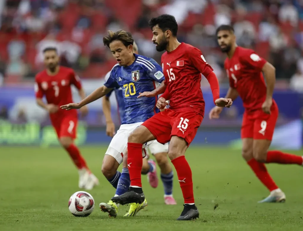 البحرين تواجه اليابان اليوم