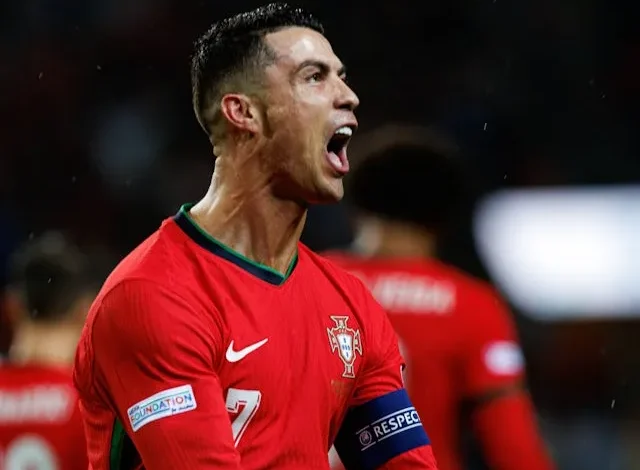 كريستيانو رونالدو لاعب منتخب البرتغال