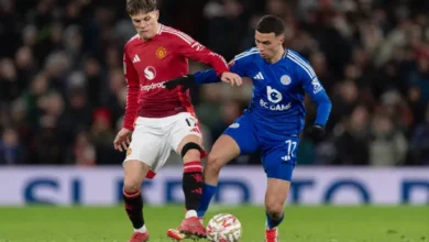 مانشستر يونايتد ضد ليستر سيتي اليوم