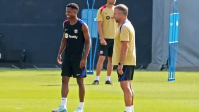 هانز فليك مع أنسو فاتي