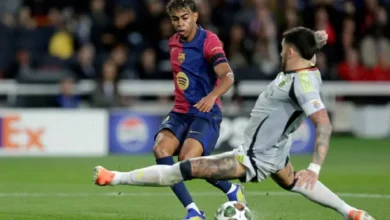 يامال برشلونة ضد بنفيكا