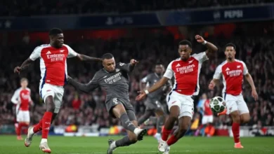 ملخص فوز آرسنال الكاسح ضد ريال مدريد في ذهاب ربع نهائي دوري أبطال أوروبا