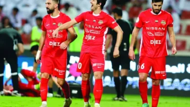 شباب الأهلي ضد خورفكان مباراة الحسم في الدوري الإماراتي