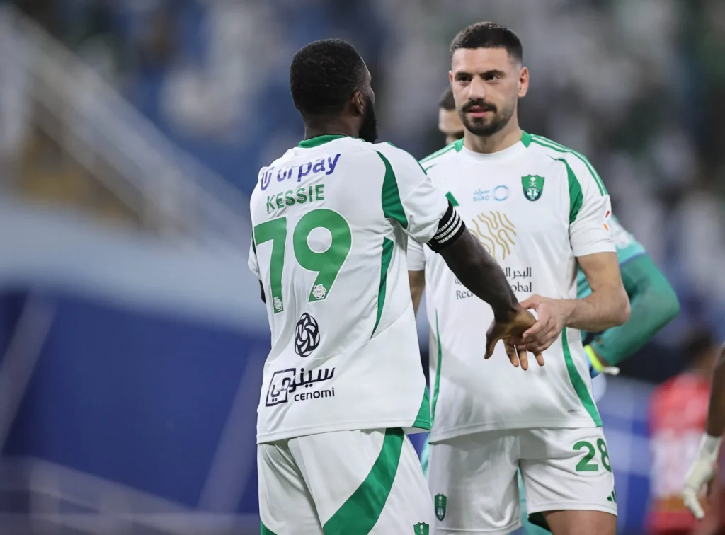 مباراة الأهلي والرائد 2-0 اليوم في الجولة 27 من دوري روشن السعودي 2024-2025