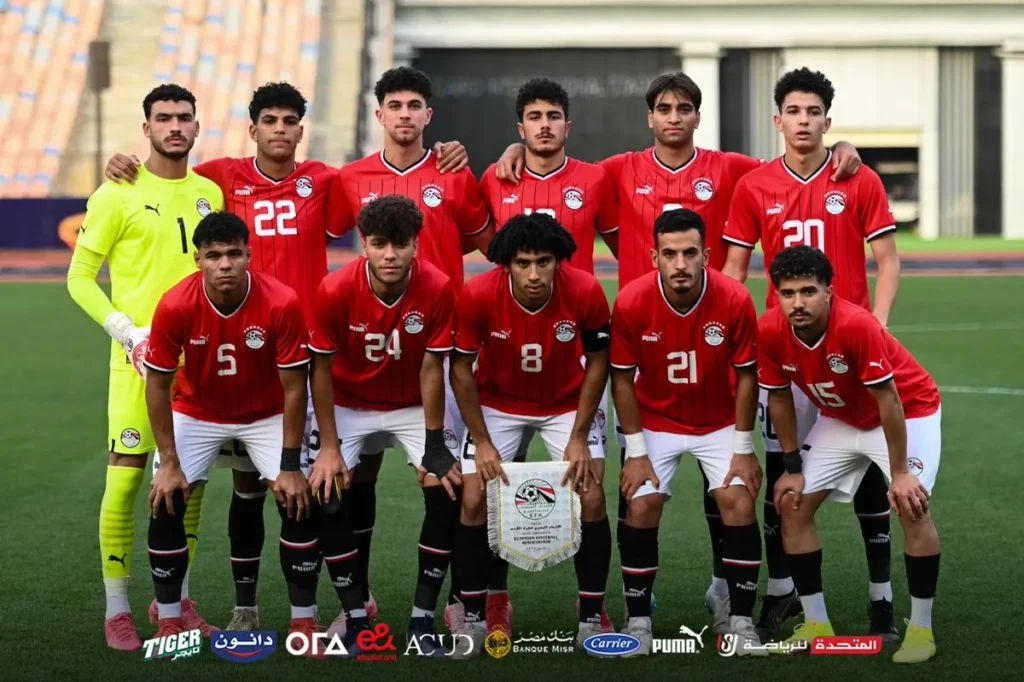 منتخب مصر للشباب يواجه منتخب جنوب افريقيا للشباب في افتتاح بطولة كاس امم افريقيا للشباب المقامة في مصر لسنة 2025