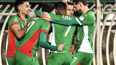akram bouras of mc alger celebra مباراة مولودية الجزائر ضد أورلاندو بيراتس في ربع نهائي دوري أبطال إفريقيا 2025
