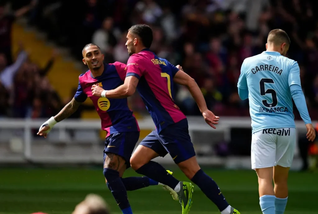 ملخص ريمونتادا برشلونة المجنونة ضد سيلتا فيغو.. انتصار قاتل في الوقت الضائع بالدوري الإسباني