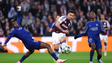 مباراة أستون فيلا ضد باريس سان جيرمان 3-2 في إياب دوري أبطال اوروبا