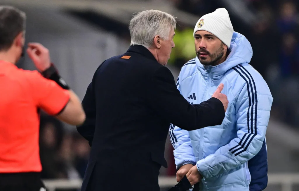 دافيد أنشيلوتي مع والده