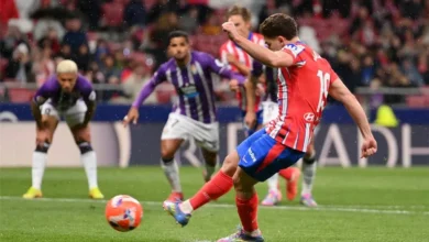 أتلتيكو مدريد يواصل مطاردة ريال مدريد وبرشلونة بالفوز على بلد الوليد في الدوري الإسباني