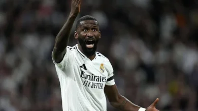 أنطونيو روديغر يواجه خطر انتهاء موسمه مع ريال مدريد بعد طرده في نهائي كأس ملك إسبانيا