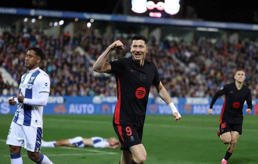 ملخص مباراة برشلونة وليجانيس 1-0 اليوم في الدوري الإسباني