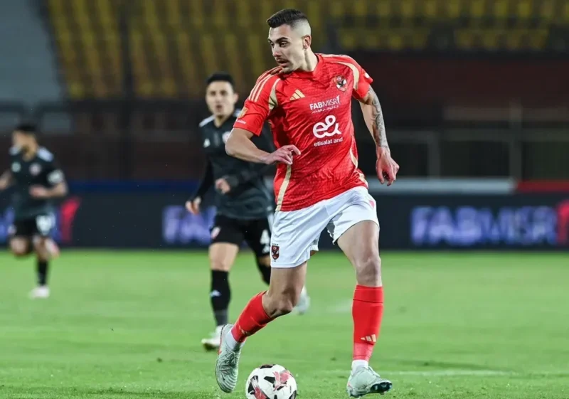 جراديشار لاعب النادي الأهلي من مباراة الأهلي ضد البنك المصري اليوم في دوري نايل المصري 2025