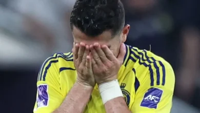 بالفيديو.. ردة فعل صادمة من كريستيانو رونالدو بعد الخروج الآسيوي