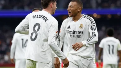 كيليان مبابي وفالفيردي الأكثر مشاركة وأداء مع ريال مدريد في موسم 2024-2025