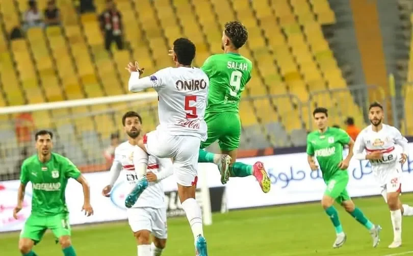 الزمالك والمصري في الدوري المصري