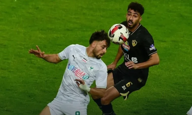 مباراة الزمالك والمصري في الدوري المصري الجولة الثالثة من مرحلة الحسم