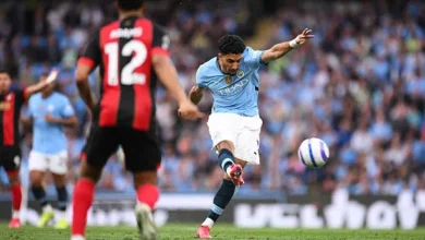 MARMOUSH هدف الموسم .. شاهد هدف عمر مرموش الرائع مع مانشستر سيتي