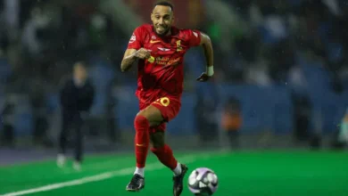 أوباميانغ من مباراة القادسية ضد الوحدة الدوري السعودي اليوم