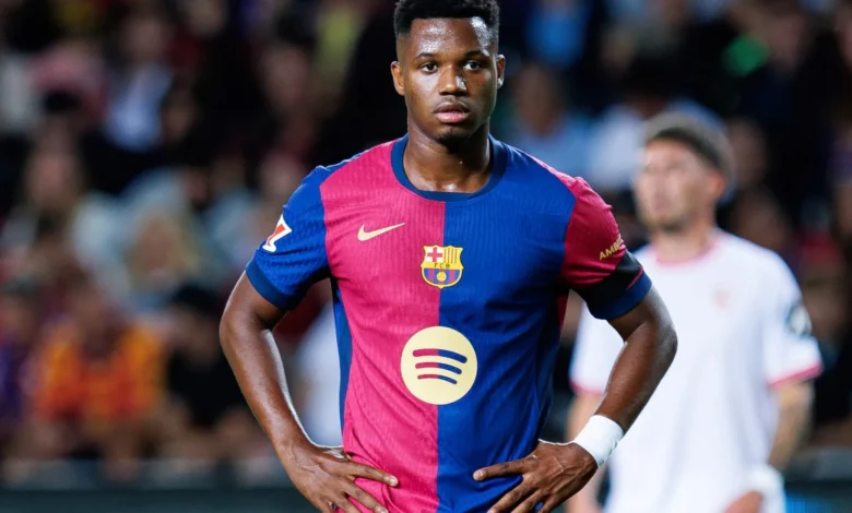 برشلونة يفتح الباب لرحيل موهبة لا ماسيا.. أنسو فاتي يقترب من مغادرة برشلونة