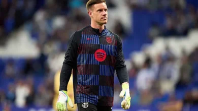 تير شتيغن حارس نادي برشلونة