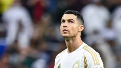 cristiano ronaldo of al nassr fc 1 ملخص فوز النصر علي الخليج بثنائية اليوم قبل ختام دوري روشن السعودي