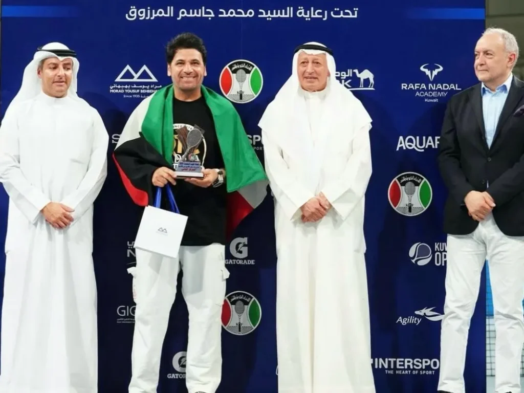 احمد دشتي يحصد لقب بطولة الكويت لرواد التنس