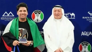 احمد دشتي يحصد لقب بطولة الكويت لرواد التنس