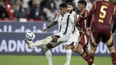 الوحدة ضد الجزيرة في مباراة الآمال الآسيوية في دوري أدنوك الإماراتي