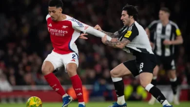 مباراة أرسنال ضد نيوكاسل اليوم