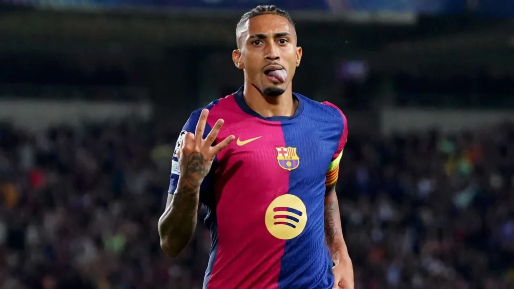 رافينيا لاعب برشلونة حتي 2028
