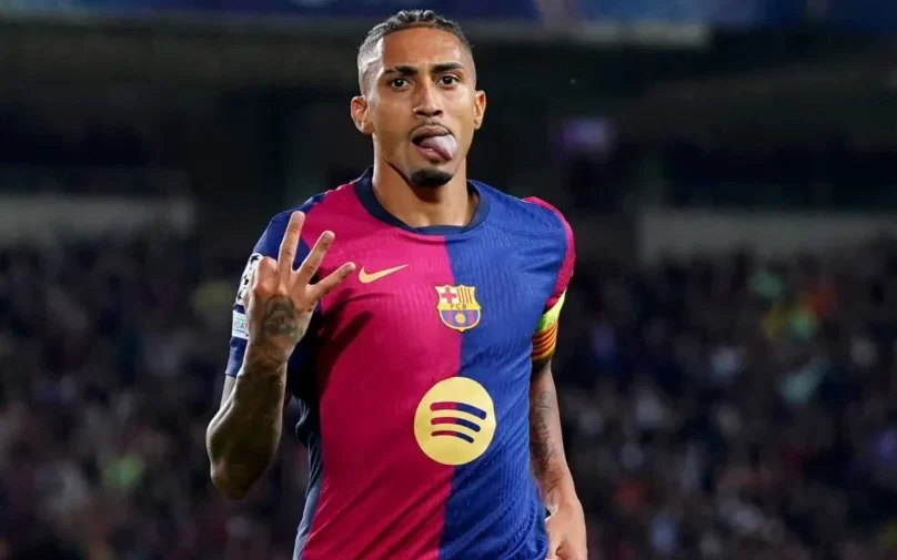 رافينيا لاعب برشلونة حتي 2028