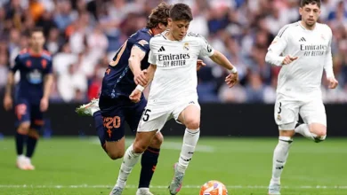 أردا جولر من مباراة ريال مدريد ضد سيلتا فيجو في الدوري الإسباني