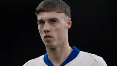 بالمر من مباراة تشليسي ضد يورغوردينس في دوري المؤتمر الأوروبي