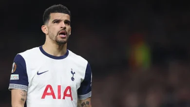 سولانكي لاعب توتنهام في مواجهة بودو جليمت في الدوري الأوروبي