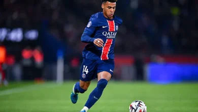 لقطة من مباراة باريس سان جيرمان في الدوري الفرنسي