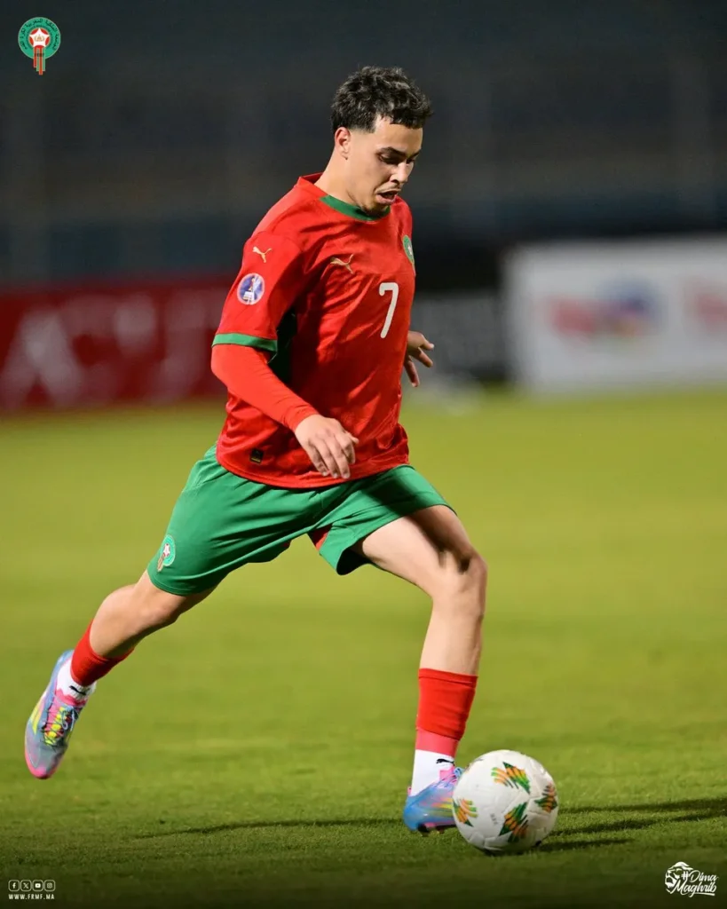 منتخب المغرب ضد منتخب تونس في كأس أمم أفريقيا للشباب