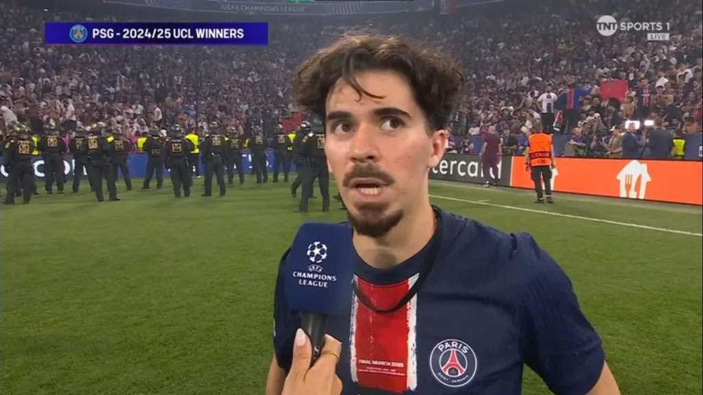 تصريحات فيتينيا لاعب باريس سان جيرمان بعد ليلة تتويج بي اس جي