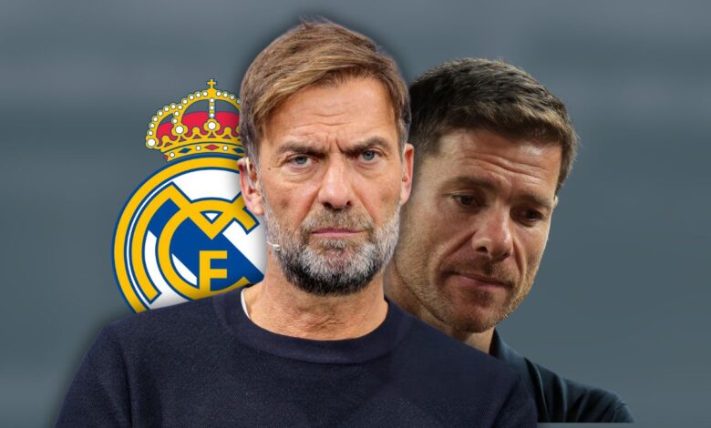 يورغن كلوب و تشابي ألونسو مدرب ريال مدريد