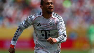 لوري ساني لاعب بايرن ميونخ ضد فلامينعو في كأس العالم للأندية