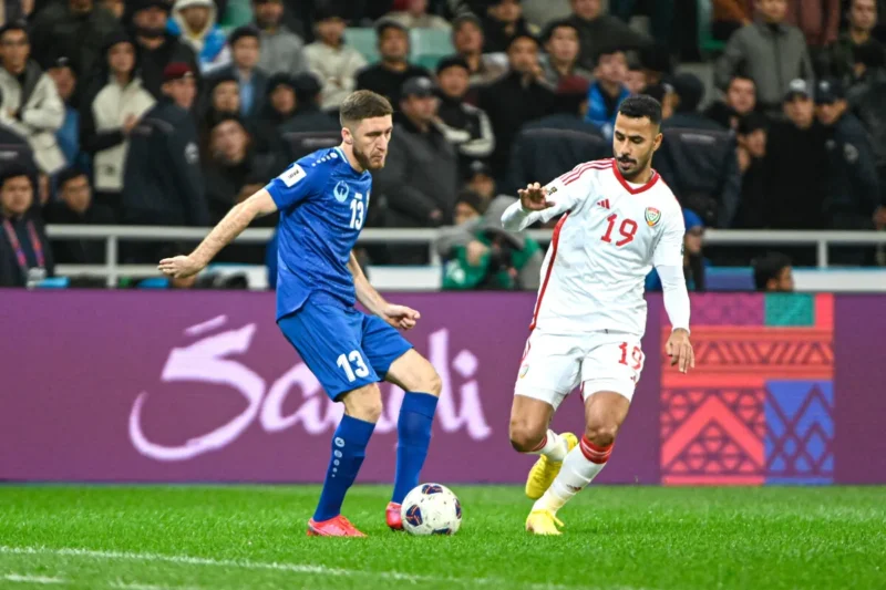 مباراة الإمارات ضد أوزبكستان اليوم في تصفيات كأس العالم 2026