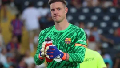 تير شتيغن حارس برشلونة