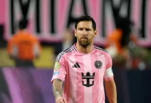 ليونيل ميسي لاعب إنتر ميامي خلال مباراة باريس سان جيرمان في كأس العالم للاندية