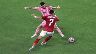 تريزيجيه ضد ميسي في مباراة الأهلي ضد انتر ميامي في مباراة الجولة الأولي الافتتاحية في كأس العالم للأندية 2025