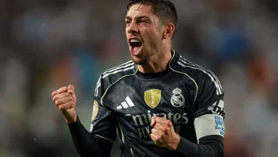 فالفيردي بعد تسجيله الهدف في مباراة الريال ضد سالزبورغ في كأس العالم للأندية 2025