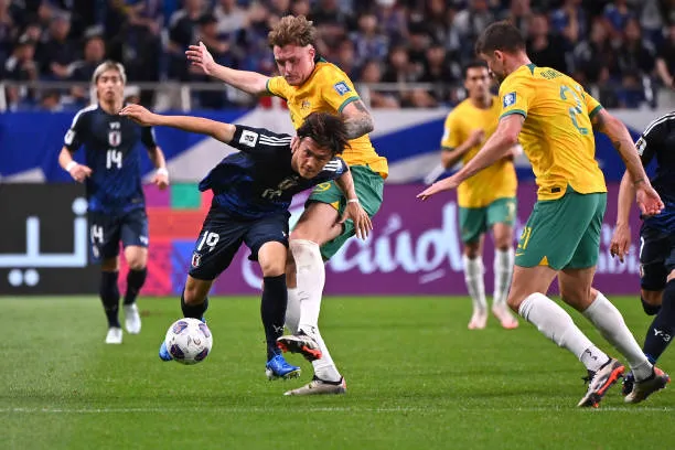 saitama japan koki ogawa of japa اليابان تواجه استراليا اليوم في مباراة حاسمة بتصفيات أسيا المؤهلة لكأس العالم