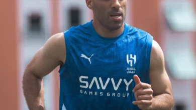 حمدلله لاعب الهلال السعودي