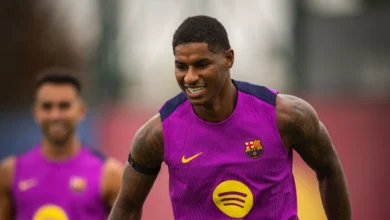 ماركوس راشفورد لاعب برشلونة الإسباني