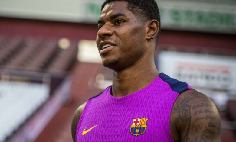 راشفورد لاعب برشلونة